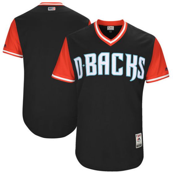 Men Arizona Diamondbacks Blank Black New Rush Limited MLB Jerseys